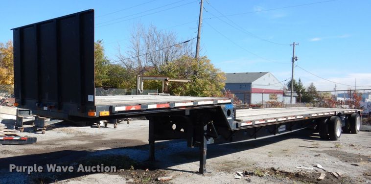 2005 Transcraft DTL-2100 W2  drop deck trailer - JL9852