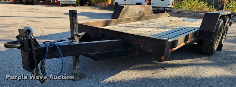 2003 Brooks Brothers SLT1523-E  tilt deck equipment trailer - JB9764
