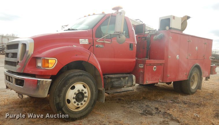 2009 Ford F750 Super Duty XL  utility / service truck - DI6889