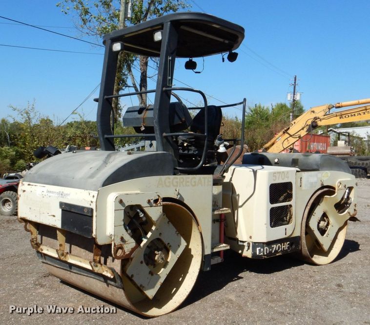 2004 Ingersoll Rand DD-70HF  double drum roller - DQ1881