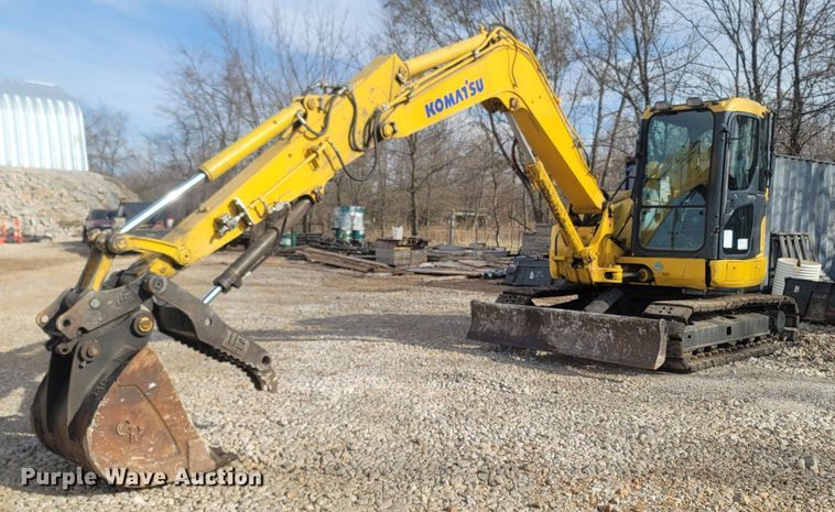 2013 Komatsu PC88MR-8  mini excavator - DR3368
