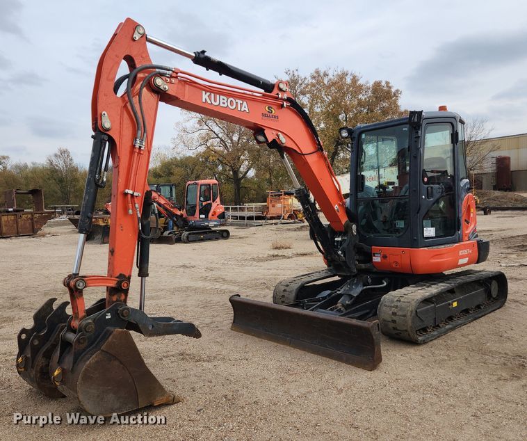 2017 Kubota KX057-4  mini excavator - DK1009