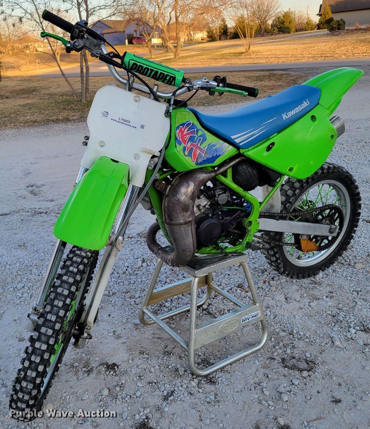 1992 Kawasaki KX80  motorcycle - LY9805