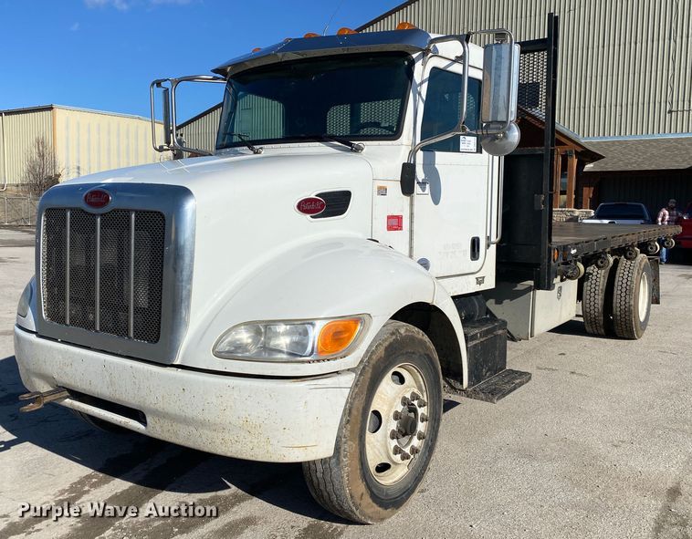 2015 Peterbilt 330  dump flatbed truck - DN8122