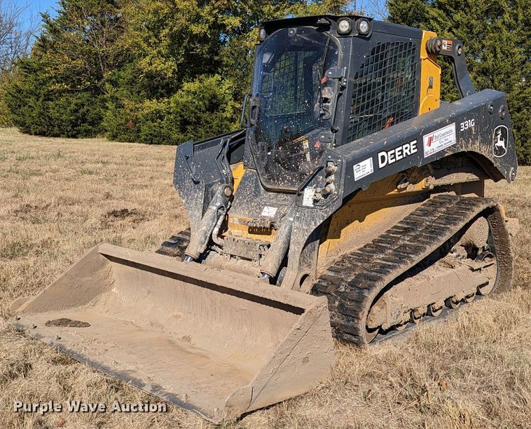 2021 John Deere 331G  tracked skid steer loader - DR6754