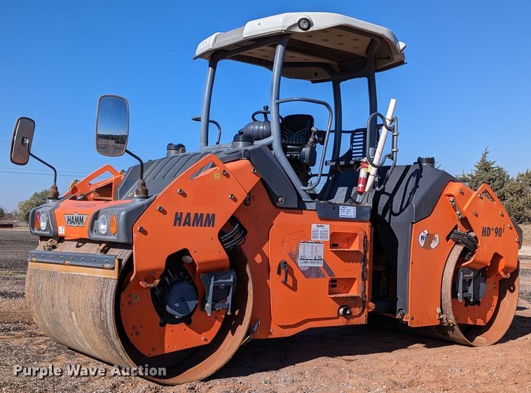 2015 Hamm HD+ 90i VV  double drum vibratory roller - DR6776