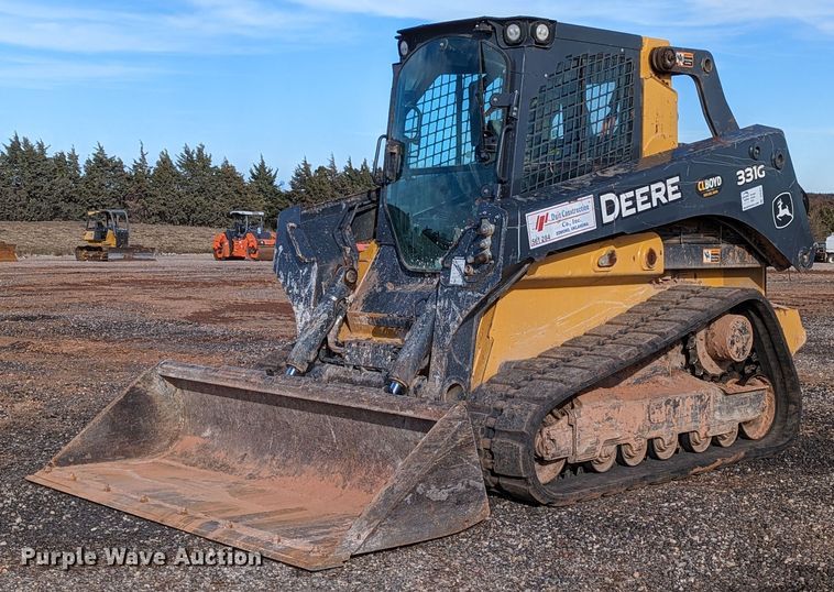 2019 John Deere 331G  tracked skid steer loader - DR6801