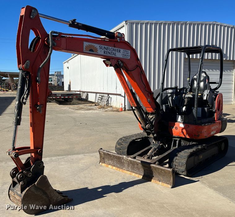 2013 Kubota KX040-4  mini excavator - DR7386