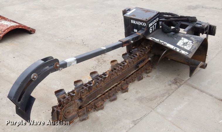 Bradco 617  skid steer trencher - JK9093