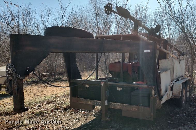 Shop built  equipment trailer - LK9380