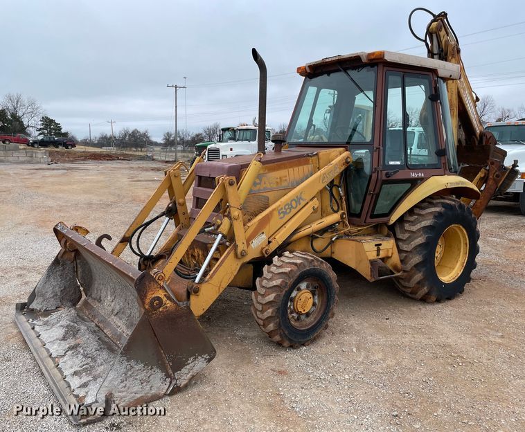 1988 Case 580K  backhoe - MI9594