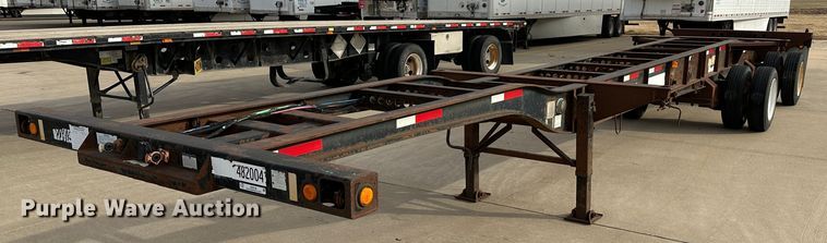 2001 Pratt GN2040LS9A  container trailer - JD9736