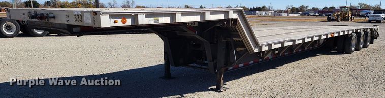 2015 Wilson CD-1080  drop deck equipment trailer - KC9413