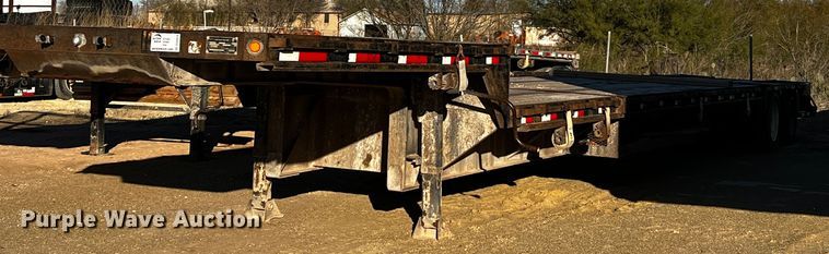1996 Aztec  drop deck equipment trailer - DO8914