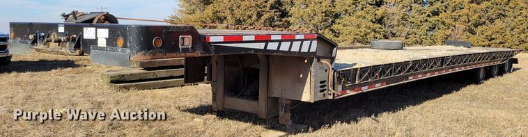 2005 Landoll 610B-53  drop tilt deck equipment trailer - DM8130