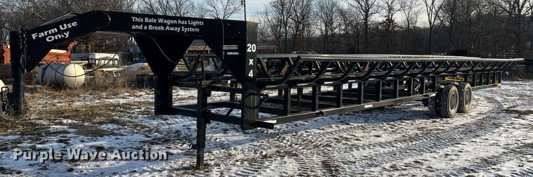 Industrias America 20X4  hay bale trailer - JU9710