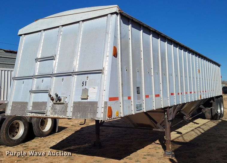 1980 Merritt GS-400-08  grain trailer - LG9451