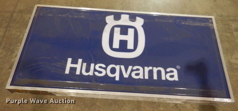 2015 Dualite  Husqvarna sign - IO9269