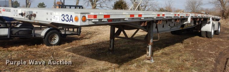 2007 Manac  flatbed trailer - DK7516