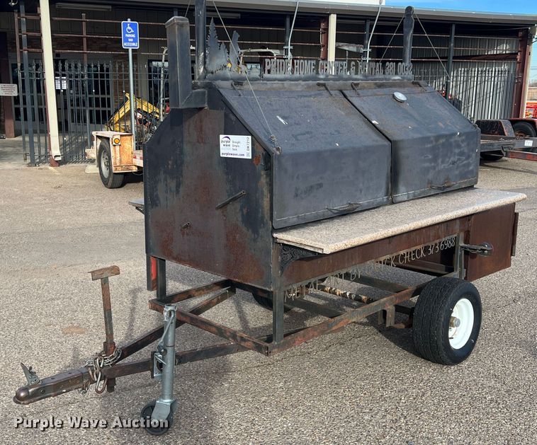 Shop built  smoker trailer - DK7212