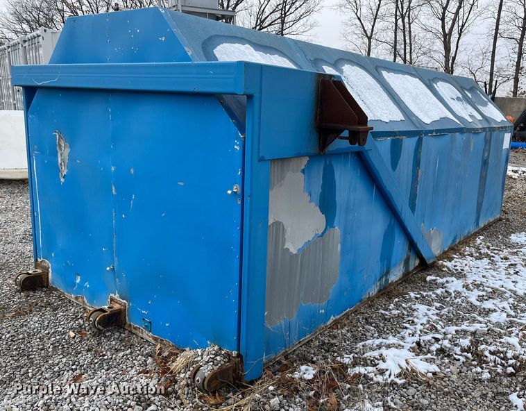 (2) stainless steel storage structures - MN9529