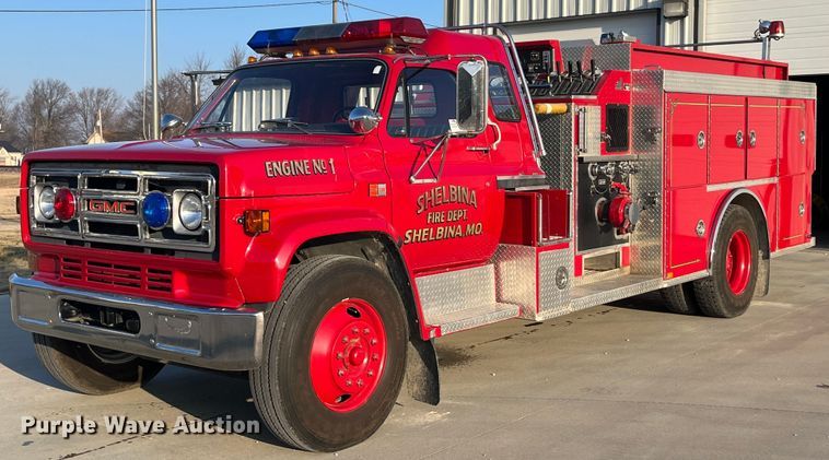 1988 GMC C7000  pumper fire truck - DP0457