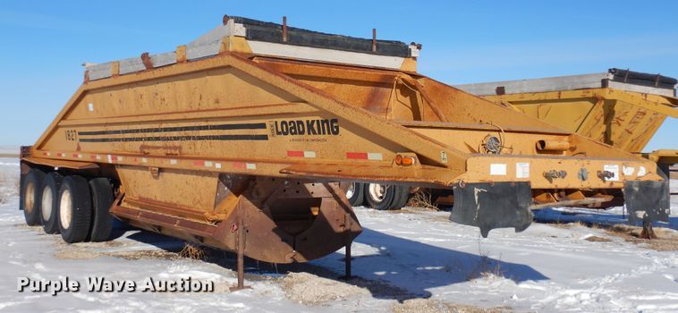 1986 Load King 1827  bottom dump trailer - DF8324