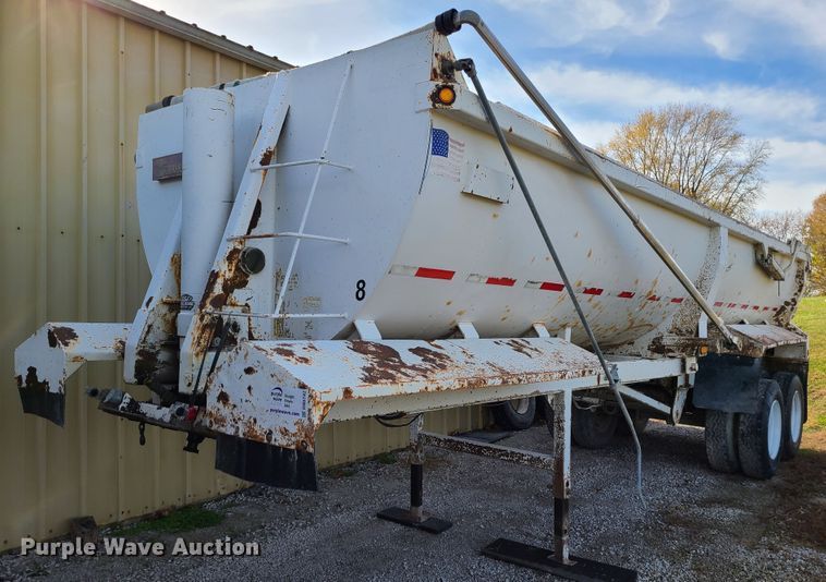 1998 Travis  end dump trailer - DN5742