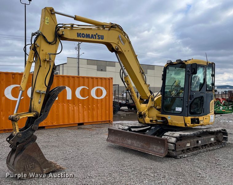 2008 Komatsu PC88MR-8  mini excavator - DQ3981