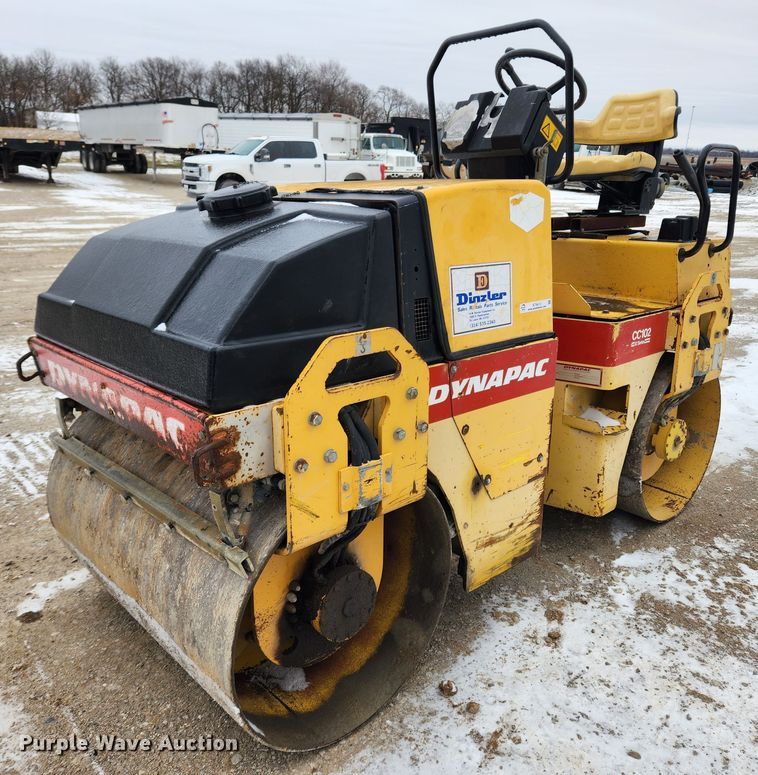 1996 Dynapac CC102  double drum vibratory roller - KT9413