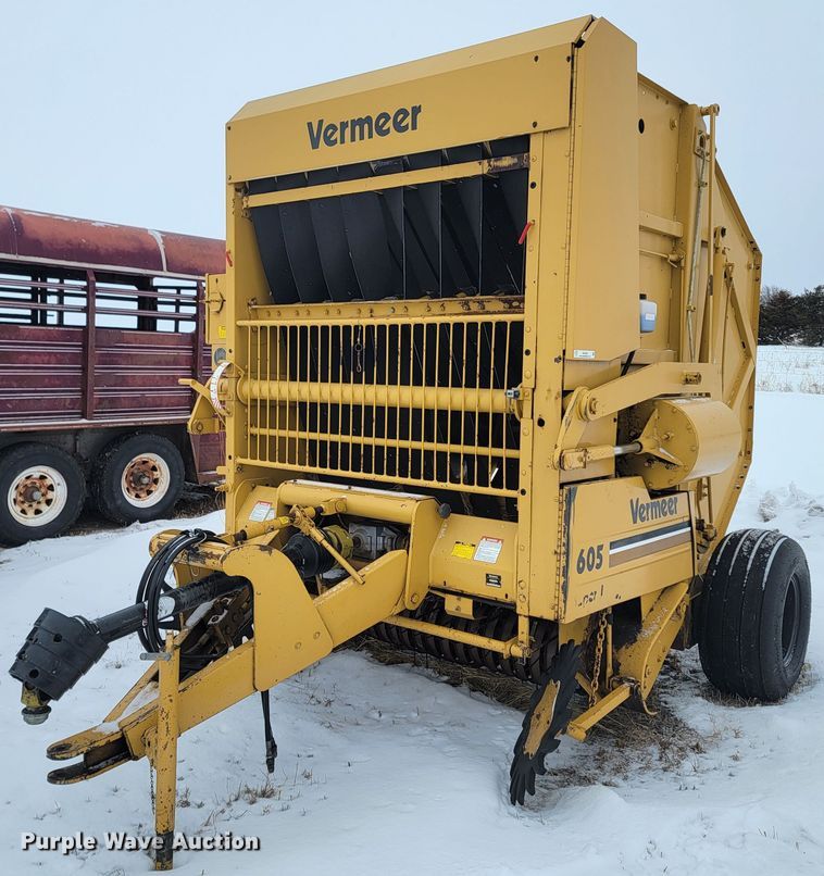 1990 Vermeer 605 Super J round baler - ME9662