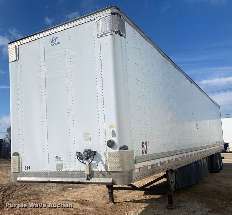 2007 Hyundai VI2530152  dry van trailer - DL7003