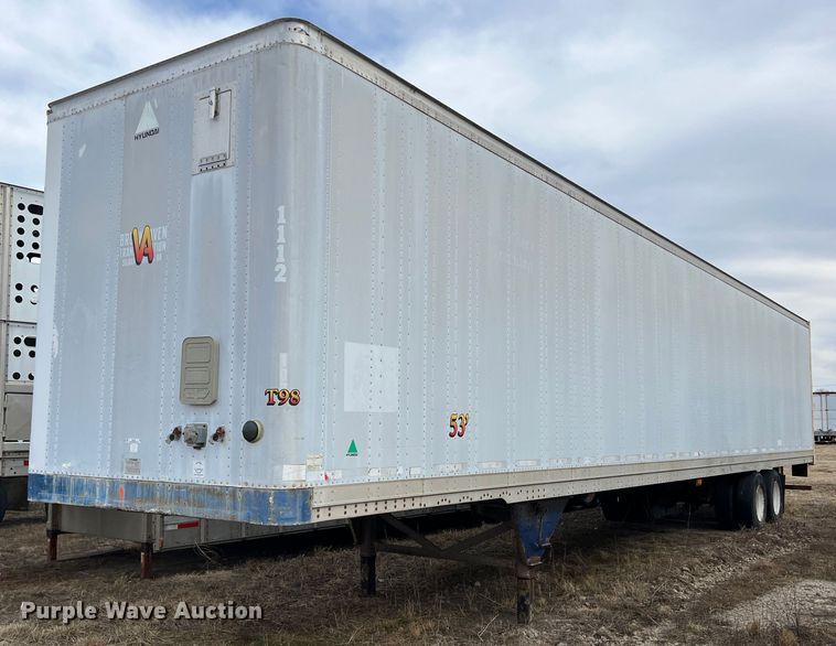 2000 Hyundai  dry van trailer - ID9418