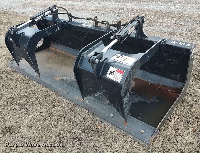 Stout 84-FB-D  skid steer grapple bucket - DO3809
