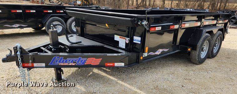 2022 Liberty LD14K83X14B8  dump trailer - JB9661