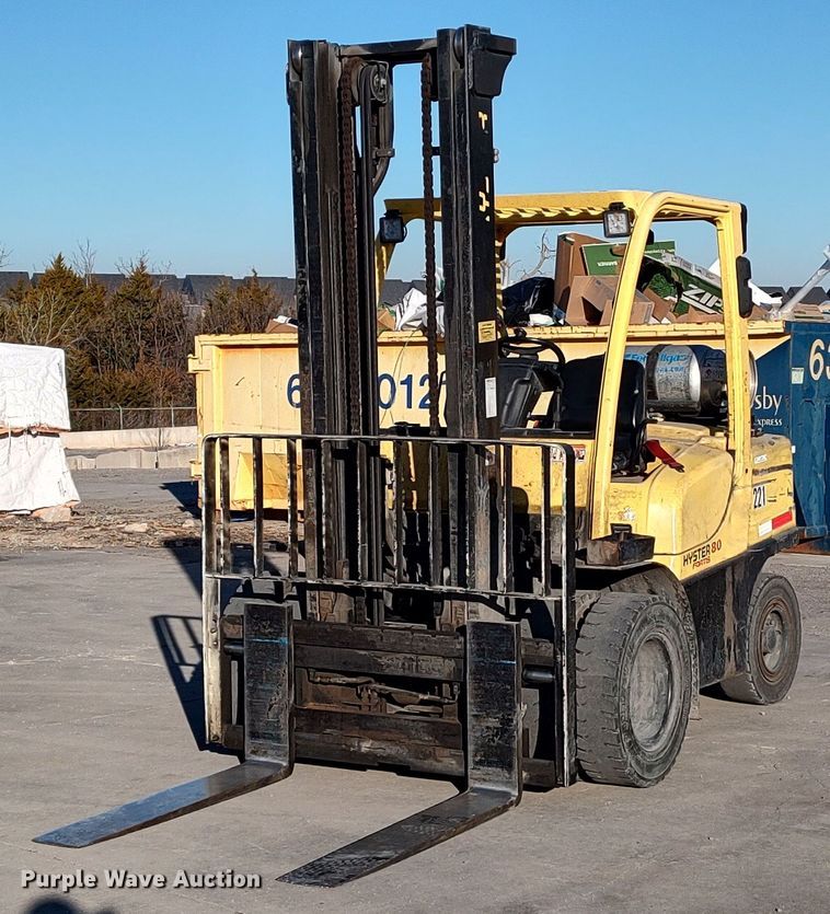 2015 Hyster 80  forklift - LF9536