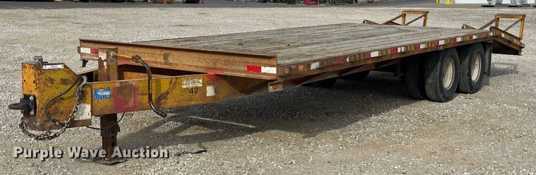 2001 Kiefer  equipment trailer - MW9493