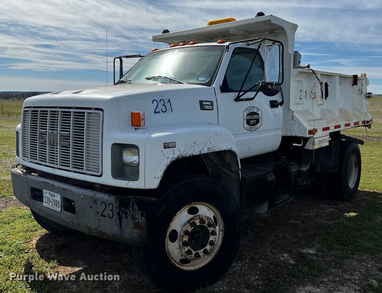 1997 GMC C7500  dump truck - DQ1976