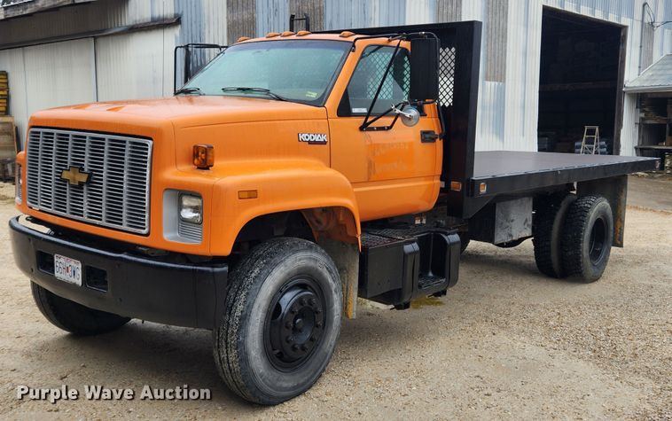 1993 Chevrolet Kodiak C5500  dump flatbed truck - JB9629