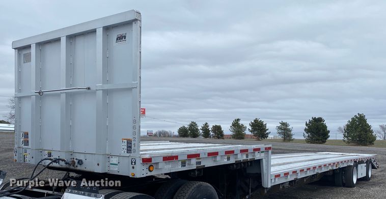 2008 Wilson CFD-900BT  drop deck equipment trailer - JW9167