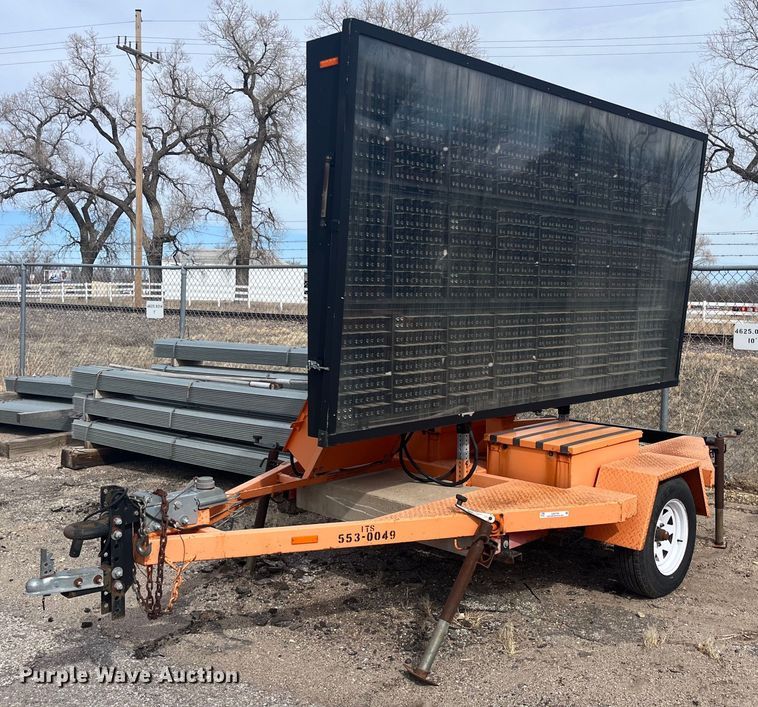 2009 Ver-Mac PCMS1210  message board trailer - LD9728