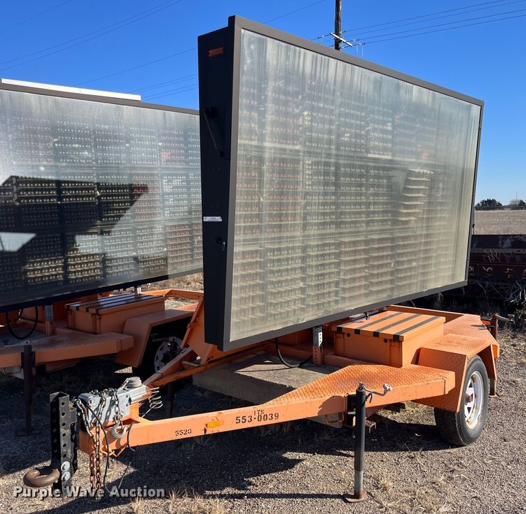 2008 Ver-Mac PCMS1210  message board trailer - LD9729