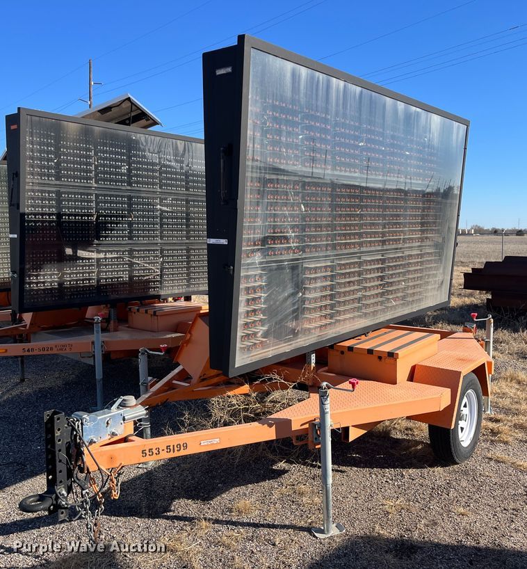 2009 Ver-Mac PCMS1210  message board trailer - LD9732