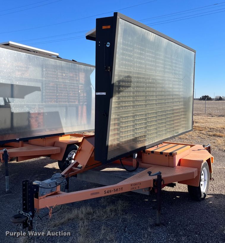 2008 Ver-Mac PCMS1210  message board trailer - LD9734