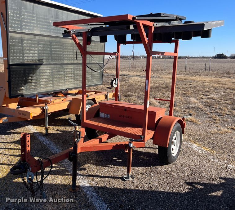 2001 Ver-Mac ST4825  arrow board trailer - LD9737