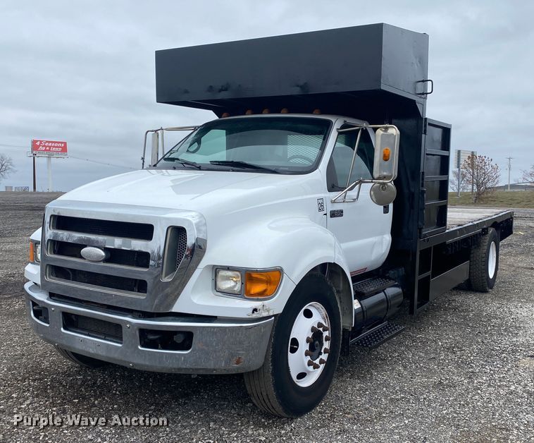 2008 Ford F650 Super Duty  flatbed truck - JW9161
