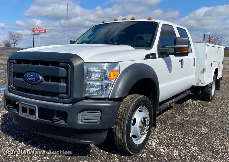 2012 Ford F550 Super Duty XL  Crew Cab utility / service truck - KB9572