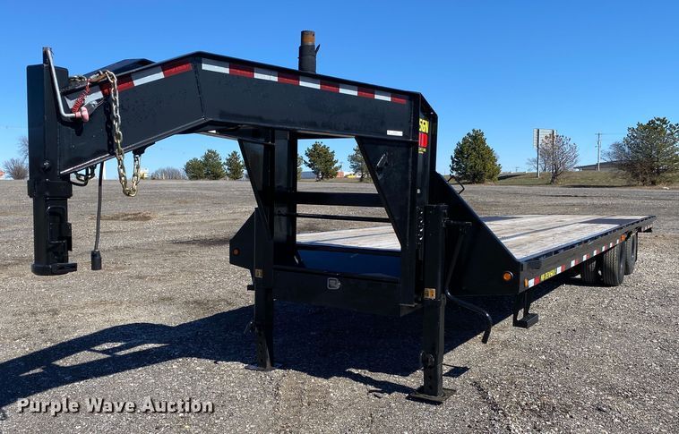 2019 Big Tex 25GN-30BK  equipment trailer - KW9005
