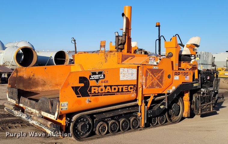 2009 Roadtec RP195  paver - DO4203