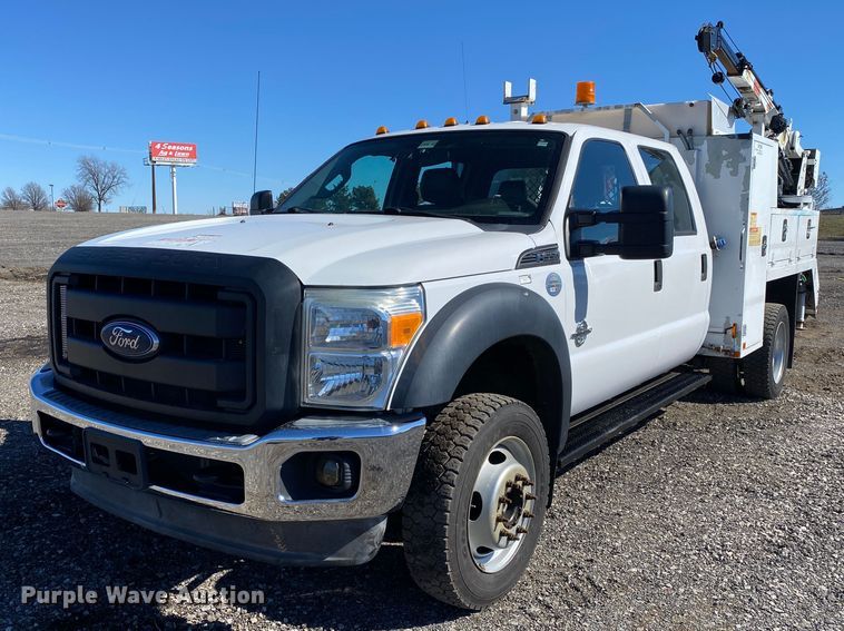 2013 Ford F550 Super Duty  Crew Cab utility / service truck - KW9007